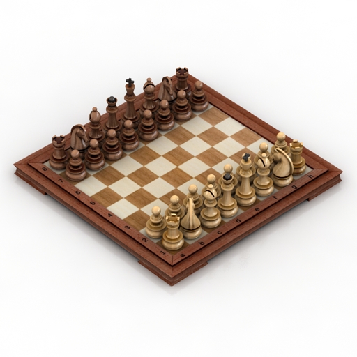 Chess 3D Model Preview #33f63d2f