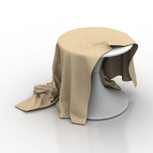 seat with plaid 3D Model Preview #a55d8335
