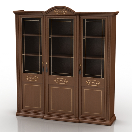 bookcase siena 3D Model Preview #aa5f7ed9