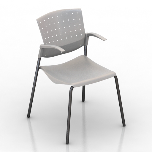chair contemporary office 3D Model Preview #95bd57b5