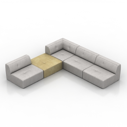 Sofa 2ds 3D Model Preview #a2e03eaf