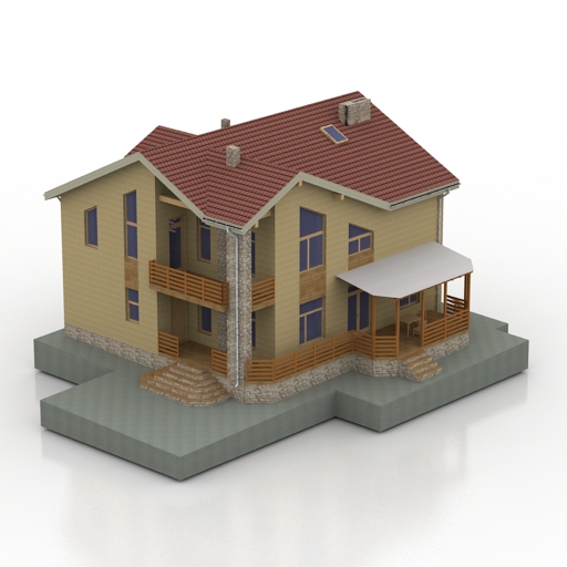 house 3D Model Preview #b94430c6