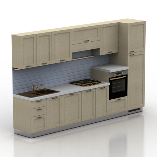 kitchen 1 3D Model Preview #4ce294b1