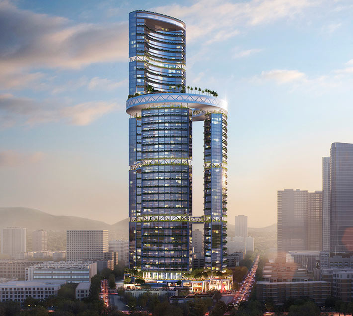 Mei'Lin Towers by Safdie Architects, Shenzhen, China