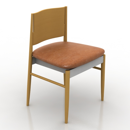 Chair Sarina chair by Misuraemme 3D Model Preview #c426222e