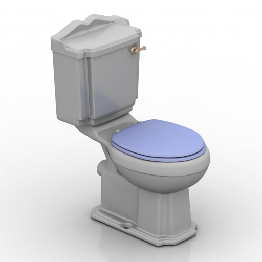 lavatory pan universal commode toilet 3D Model Preview #de9a0f95