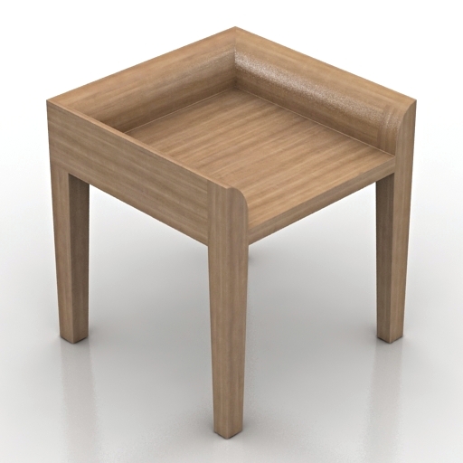 seat low back chair 3D Model Preview #f37811f3