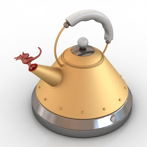 kettle alessi 3D Model Preview #d168e23e