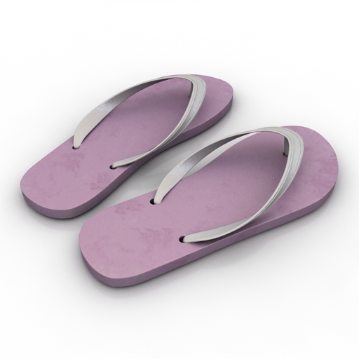 slippers beach 3D Model Preview #e2ad9b90