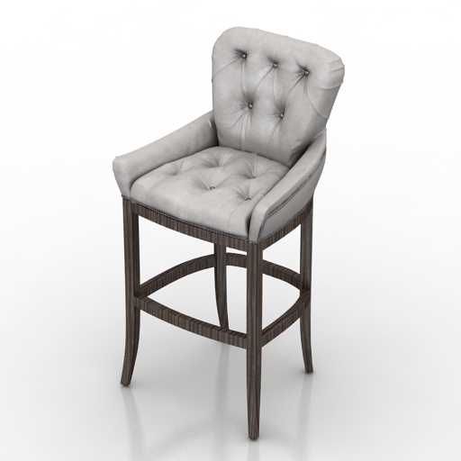 Chair bar Drake 3D Model Preview #86625c21