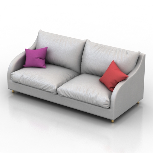 sofa lily lux cosmorelax 3D Model Preview #f1074071