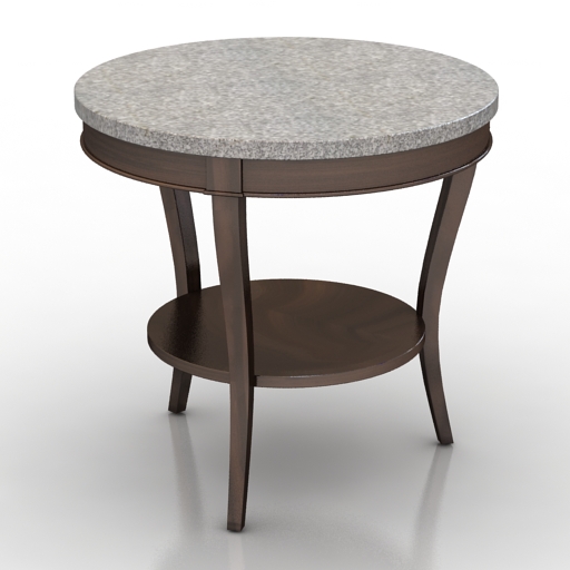 table gueridon 3D Model Preview #a4856f94