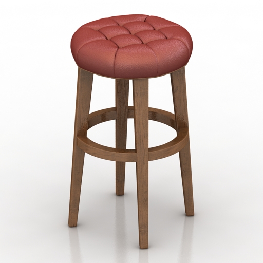 chair bar rh bennette round 3D Model Preview #ec7ce707