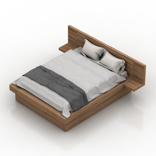 bed modern 3D Model Preview #80a28634
