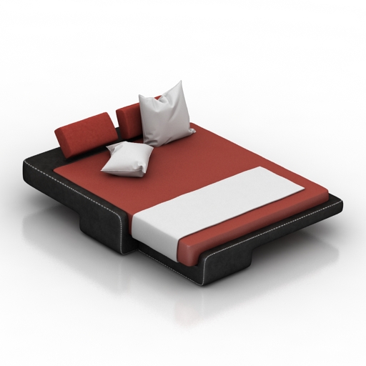 Bed ErgoDesign - Toro Bed 3D Model Preview #e1c4b82e