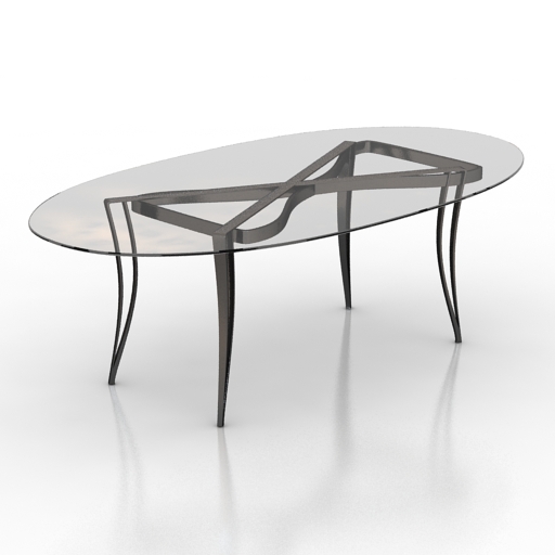 Table Tom Faulkner Liberty Oval Dining Table 3D Model Preview #c579aecb