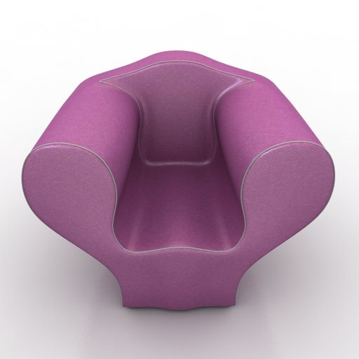 armchair moroso 3D Model Preview #d2c51d34