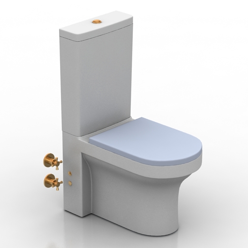 Lavatory pan BTW Team Seat Toilet 3D Model Preview #42af890b