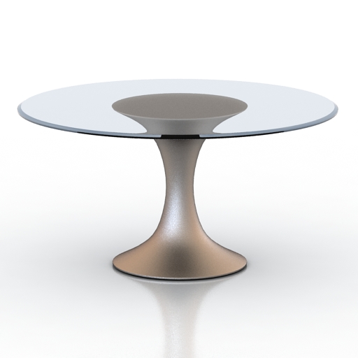 Table Dakota Dining Table 3D Model Preview #37bcf4ec