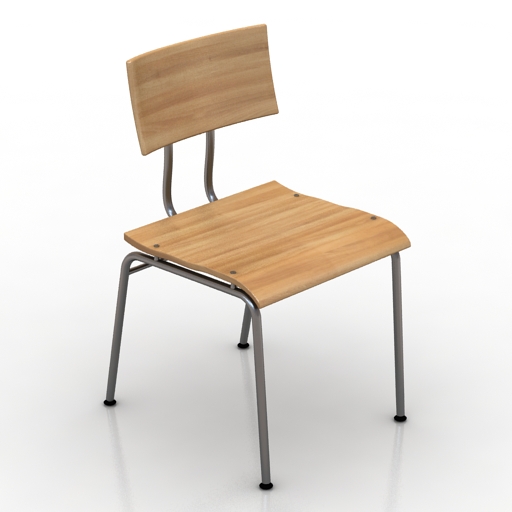 chair scholar dining chair 3D Model Preview #6de2fc5d