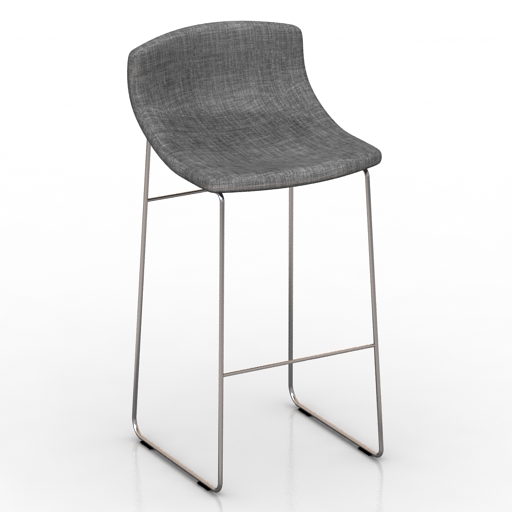 bar chair bk 3D Model Preview #32d065c8