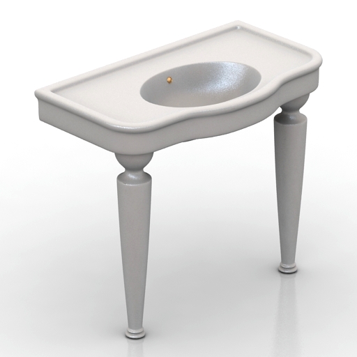 Sink Vitra Efes 3D Model Preview #defe90ed