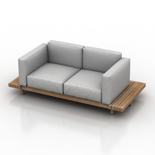 sofa vis a vis 3D Model Preview #1646e3de