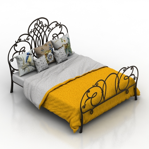 Bed ADA Forged 3D Model Preview #22338ef8