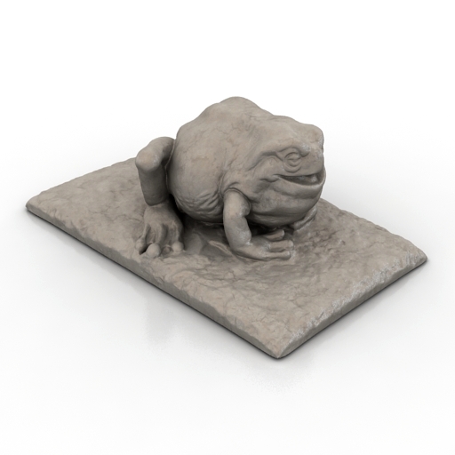figurine frog 3D Model Preview #929eac17