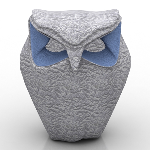 Toy Origami owl paper 3D Model Preview #303e8bd2