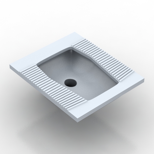squat toilet 3D Model Preview #6675257c