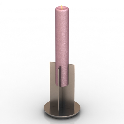 candle large 3D Model Preview #8fd9b92d