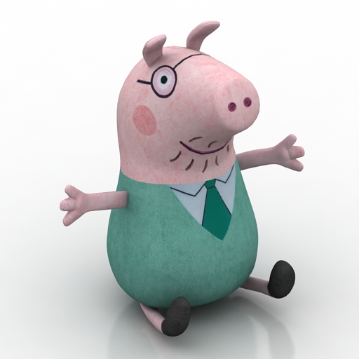 Toy Pig 3D Model Preview #8af940f4