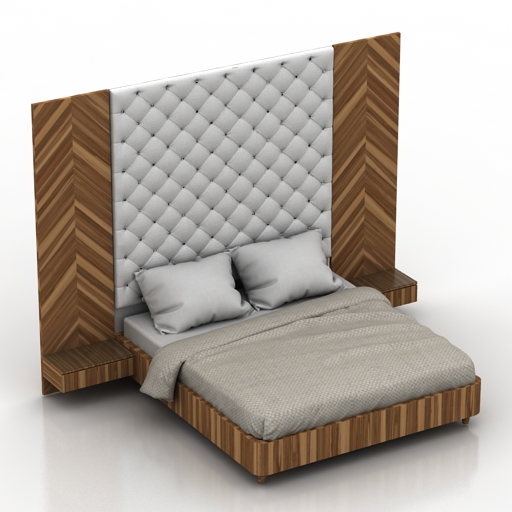 bed wall 3D Model Preview #3de4eb3e