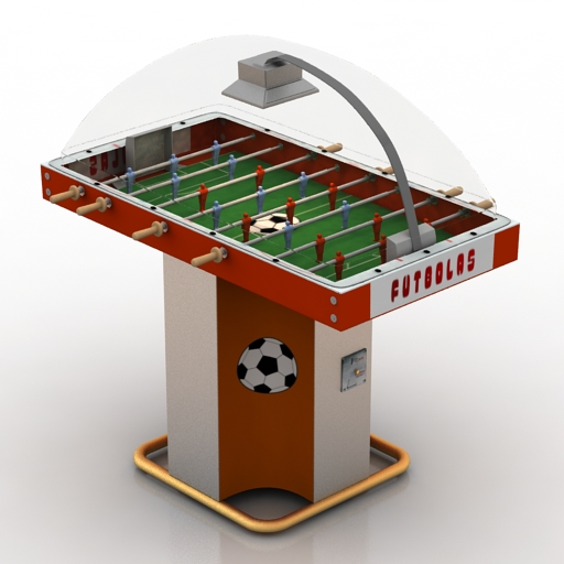 toy soviet slot machine - football 3D Model Preview #58aba632