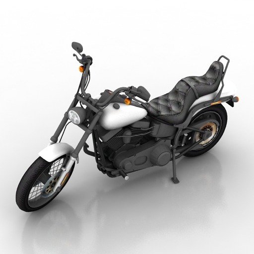 motorcycle harley-davidson-72-fxt-2015 3D Model Preview #61a7f23f