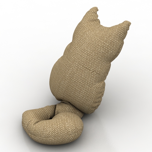 Pillow Cat 3D Model Preview #1c28df7e