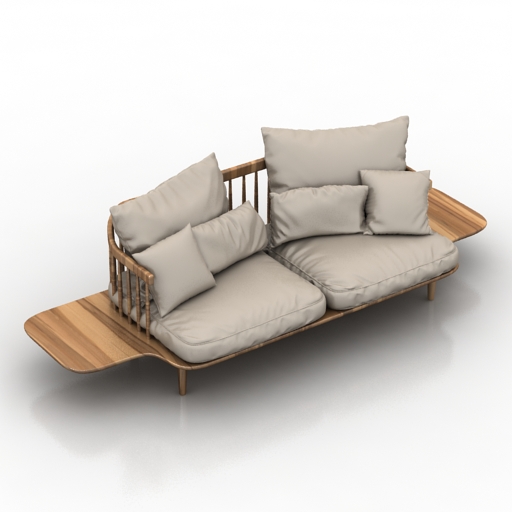 Sofa 2 3D Model Preview #00080056