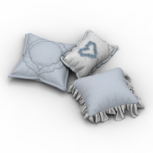 set pillows 3D Model Preview #ce79fe4f