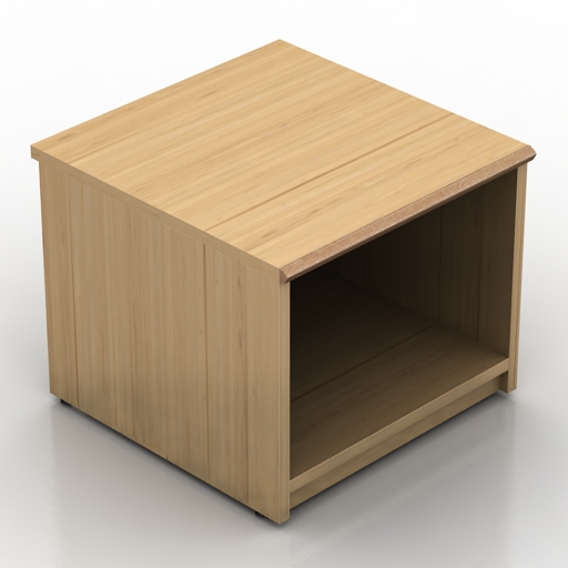 Nightstand - 3D Model Preview #e9f7c573