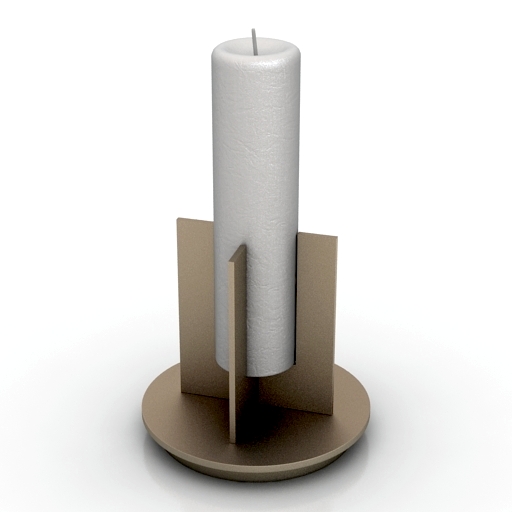 Candle small 3D Model Preview #7d268153
