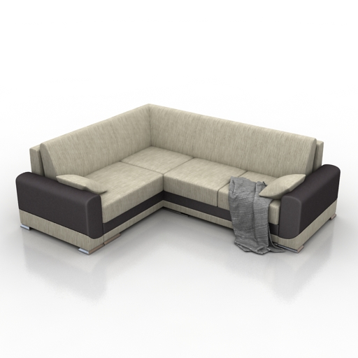sofa corner ii 3D Model Preview #c63cb36e