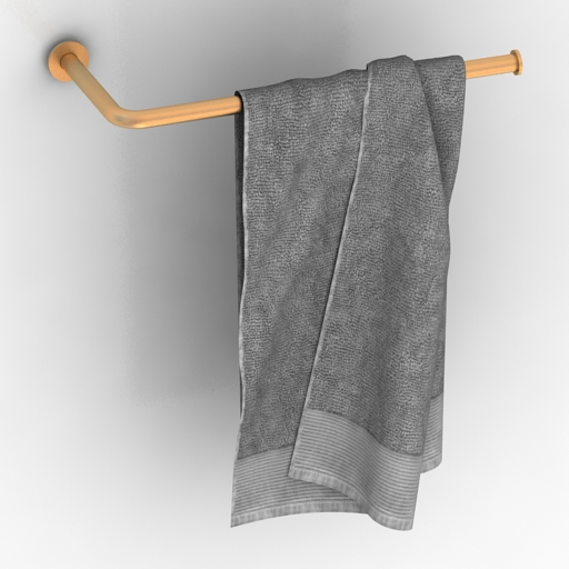 Towel 5 3D Model Preview #ce7b41bb