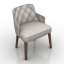 3D "Royale capitone Chair Table" - Interior Collection