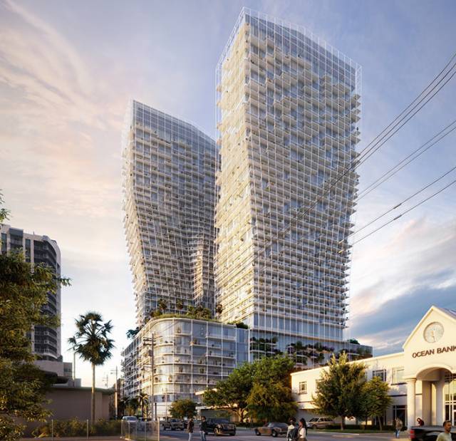 Ombelle towers by ODA, Fort Lauderdale, FL, USA