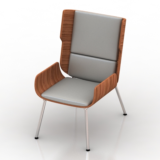 chair laurentian onyx gus modern elk chair 3D Model Preview #16a80bf1