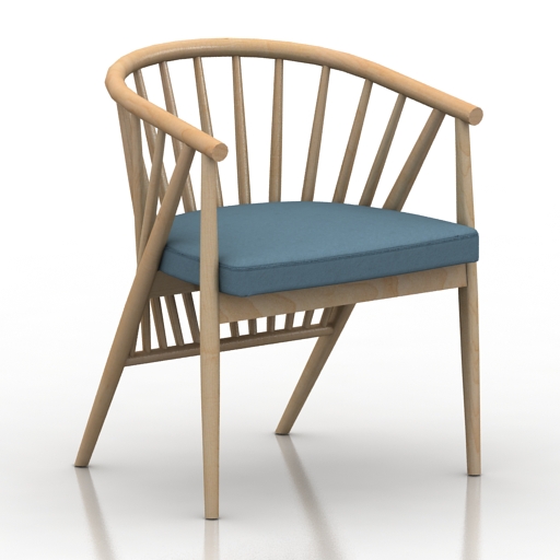 armchair morelato-poltroncina-genny 3D Model Preview #fbed6ed2