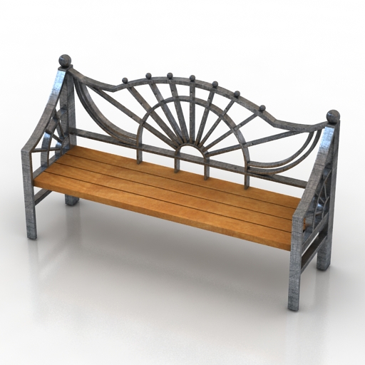 Bench 3D Model Preview #92601704
