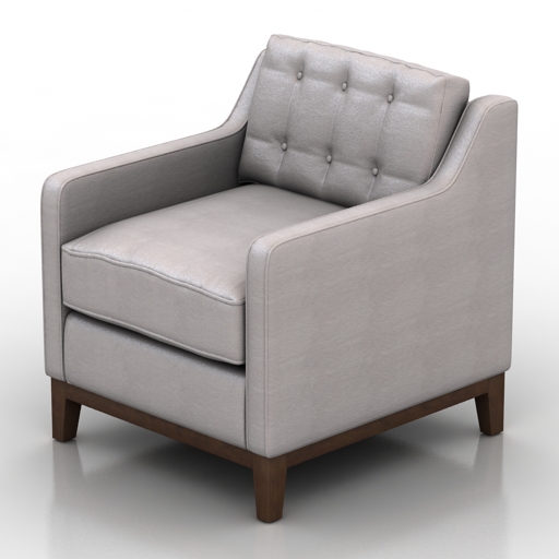 armchair flexsteel parallel 3D Model Preview #10b17cce