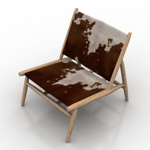 Chair LaForma ike leather 3D Model Preview #25339d3a